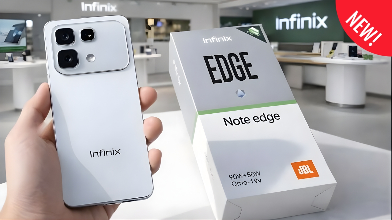 Infinix Note Edge Unveiled with Dimensity 7100 5G, 3D Curved AMOLED, and 8,500mAh Battery