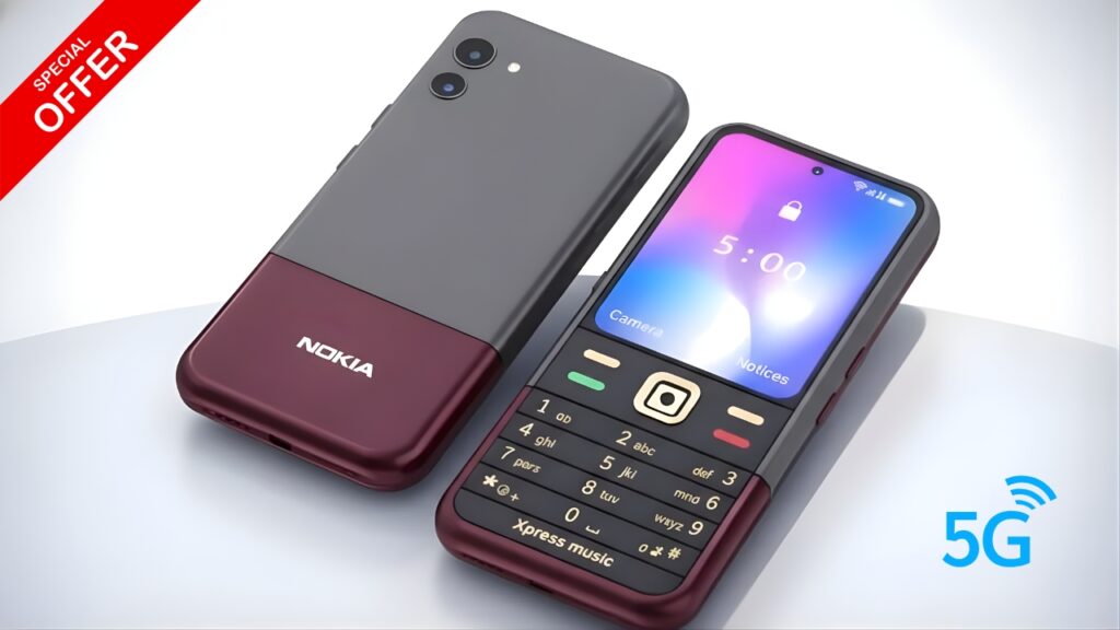 Nokia 5700 XpressMusic 2026 5G Revealed with 50MP Camera, 8GB RAM, and 5,900mAh Battery
